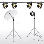 Movie Camera, Shade and Stage Lights Resources